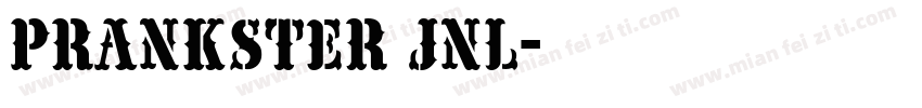 Prankster JNL字体转换